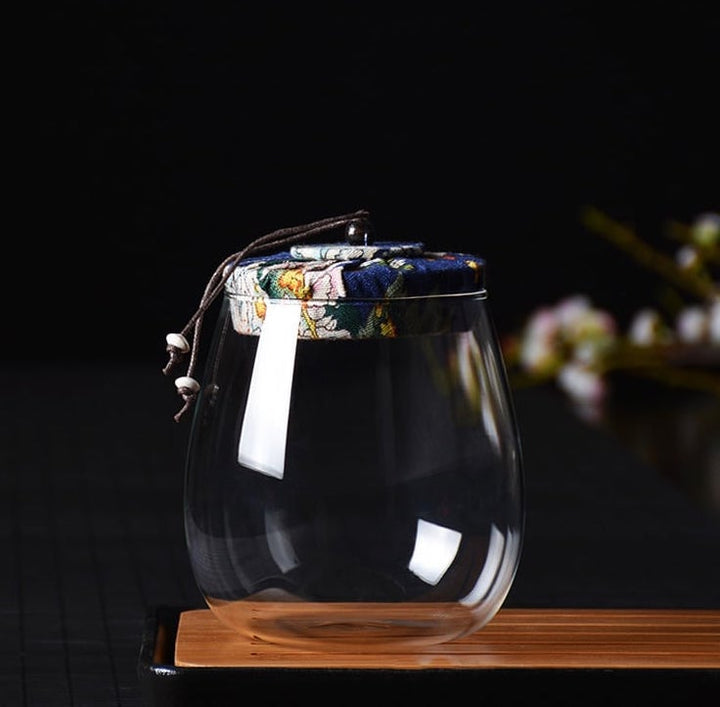 Corked Glass Tea Canister group lifestyle