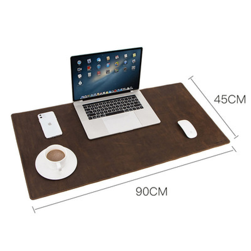 Leather desk mat 90 x 45cm dimensions