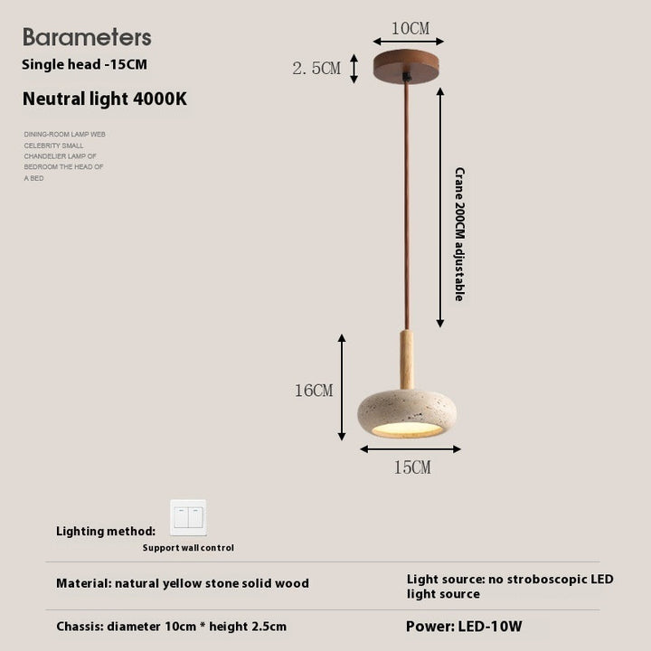 Modern Marble Chandelier alternate angle