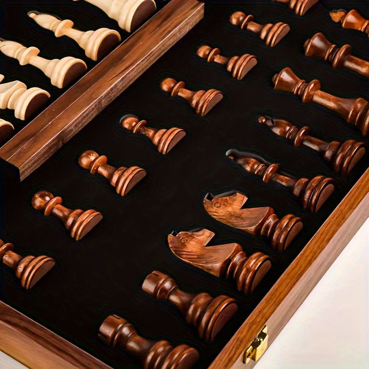 Premium Wooden Chess Set: Classic Tournament Board for Strategic Family Fun