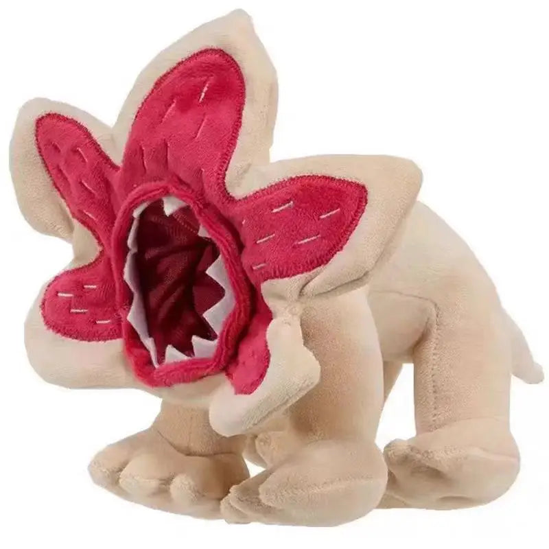Gray Demogorgon Plush Toy - detail of face