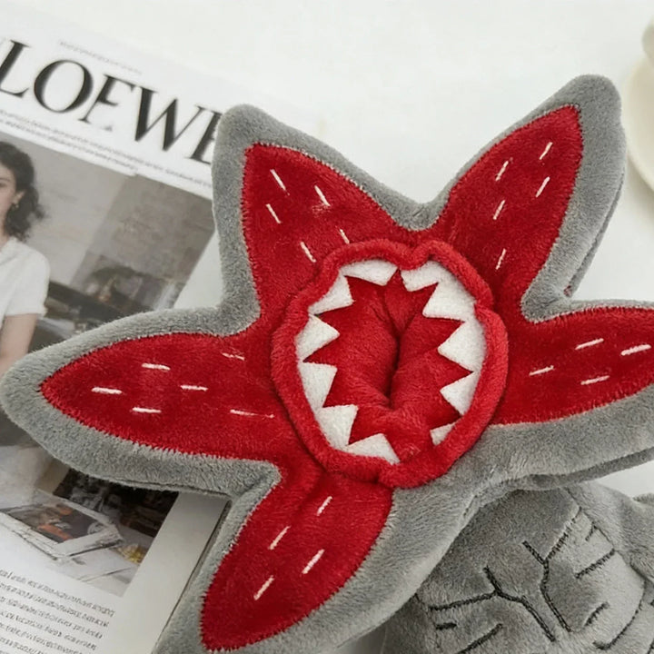 Gray Demogorgon Plush Toy - held in hand