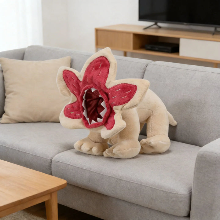 Gray Demogorgon Plush Toy - lifestyle display