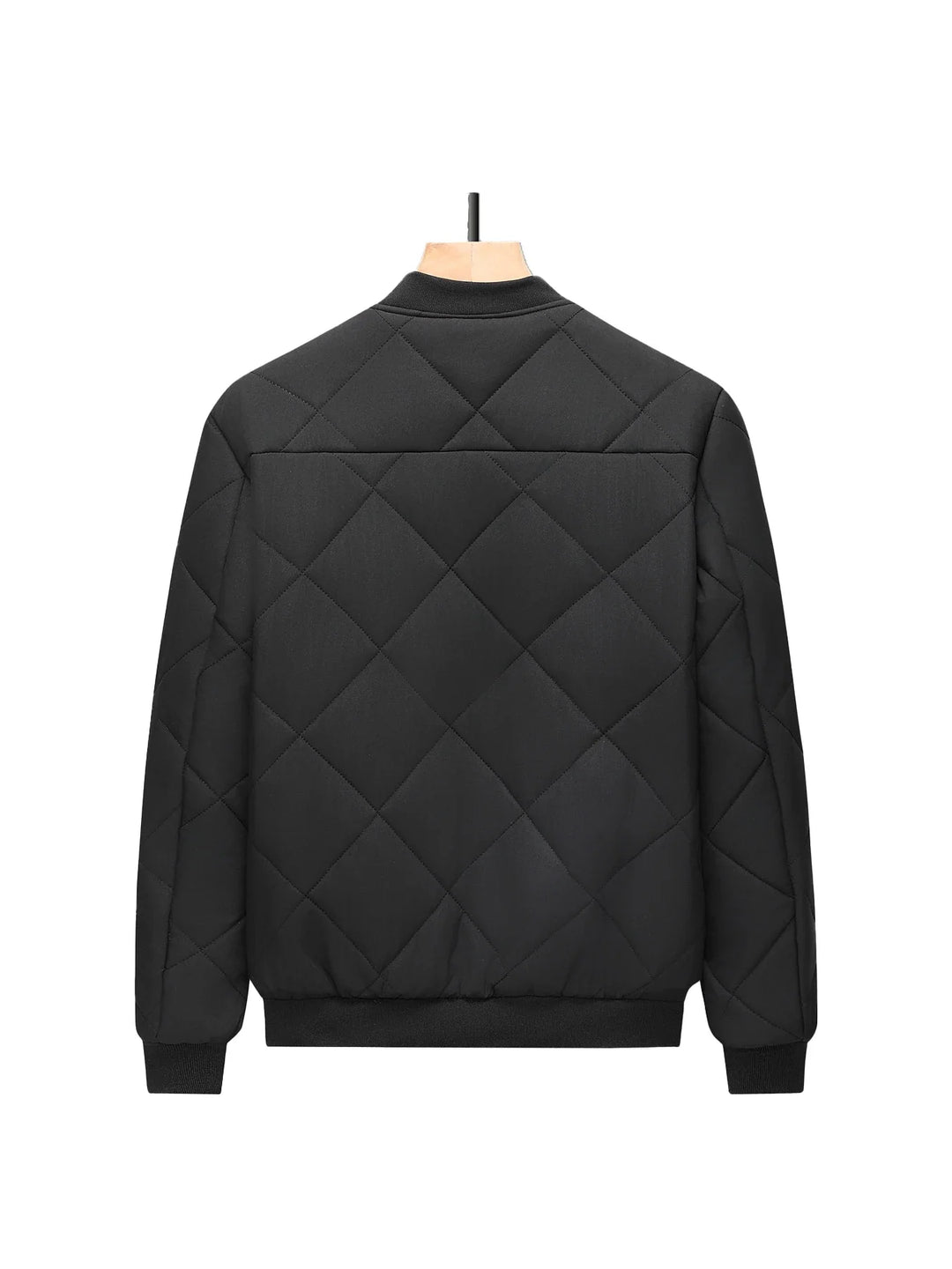 Diamond-Quilted Bomber Jacket alternate view 3