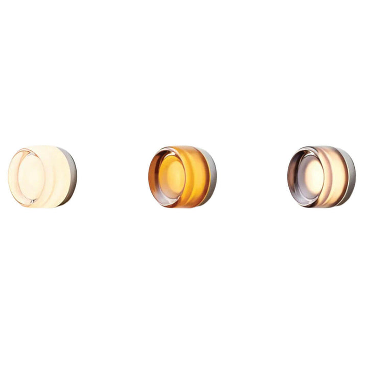 Dimmable Round LED Wall Sconce three colors side by side