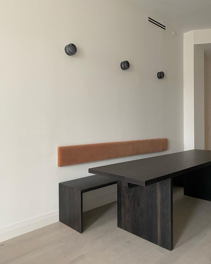 Dimpled Glass Wall Sconce installed lifestyle view