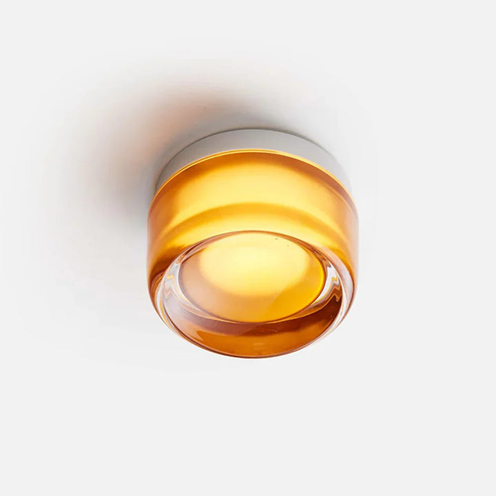 Dimpled Glass Wall Sconce installed lifestyle view