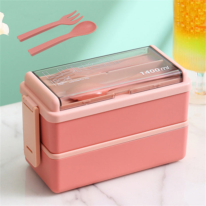 Double-Layer Bento Box front view