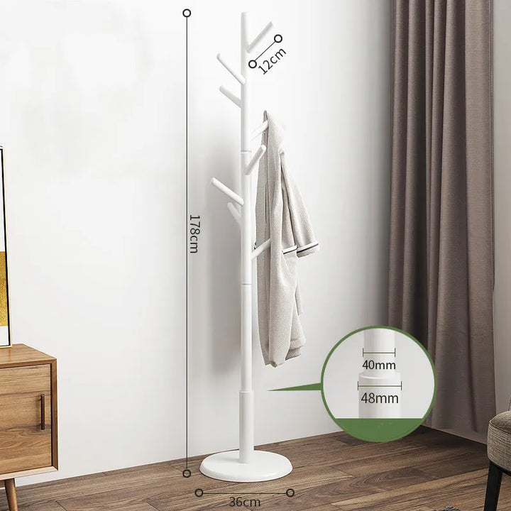 Wooden Freestanding Coat Rack