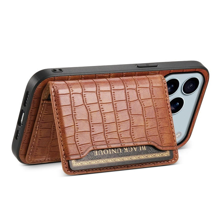 Snakeskin Leather Phone Case texture detail