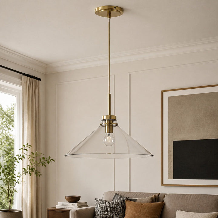 Farmhouse Cone Pendant Light, additional view