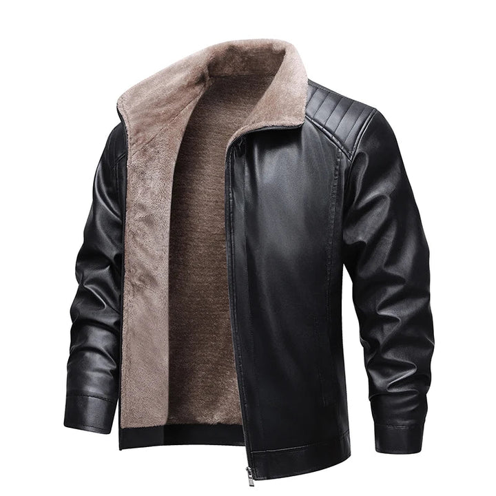 Faux Leather Moto Jacket alternate view 2