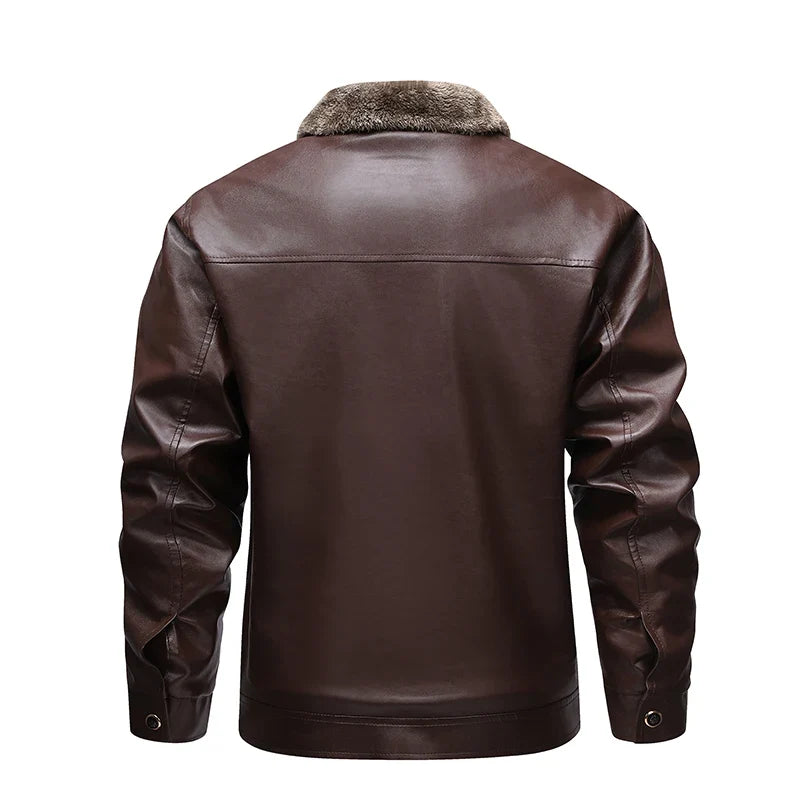 Faux Leather Moto Jacket alternate view 4