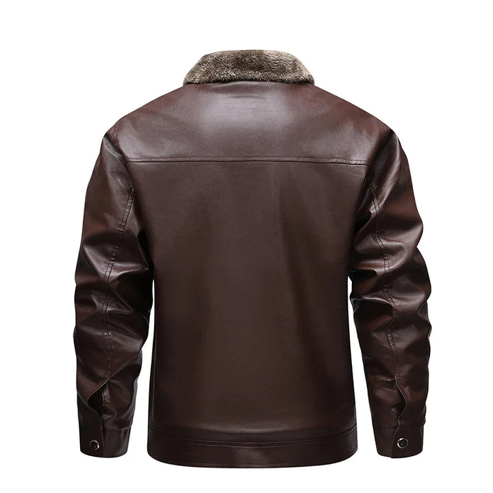 Faux Leather Moto Jacket alternate view 4