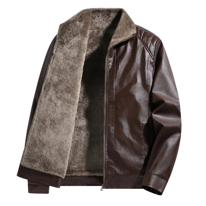 Faux Leather Moto Jacket alternate view 5