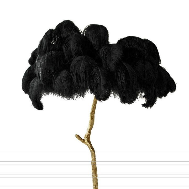 Feather Resin LED Floor Lamp product photo