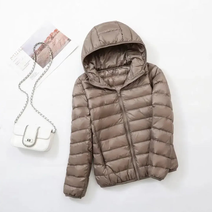 Fitted Insulated Puffer Jacket alternate view 13