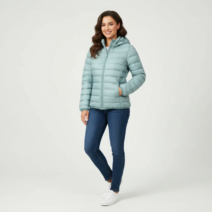 Fitted Insulated Puffer Jacket alternate view 14
