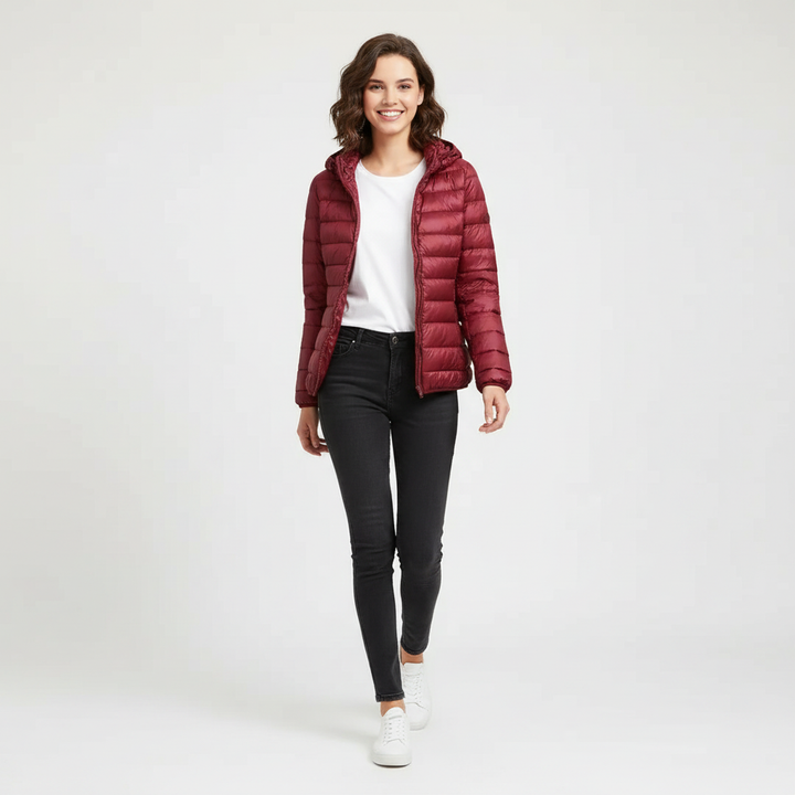 Fitted Insulated Puffer Jacket alternate view 15