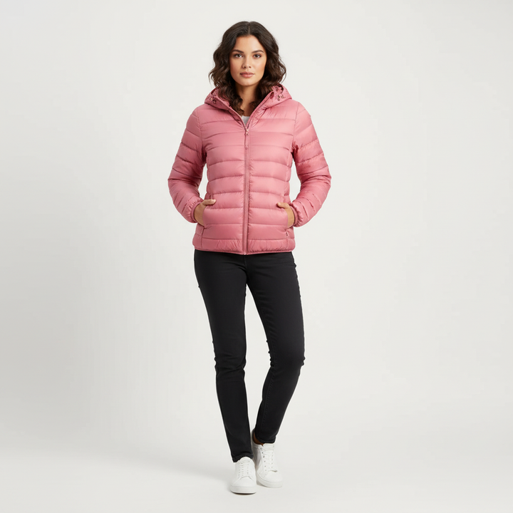 Fitted Insulated Puffer Jacket alternate view 17