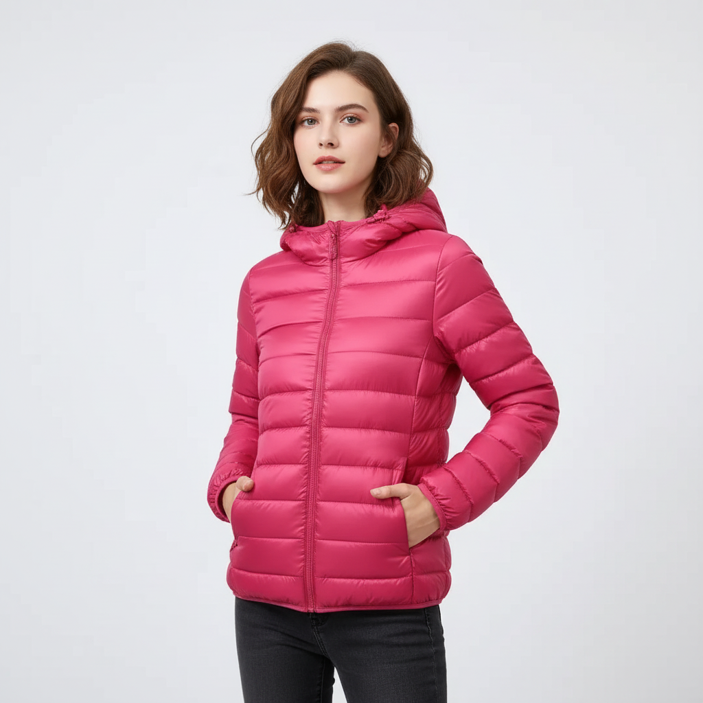 Fitted Insulated Puffer Jacket alternate view 18