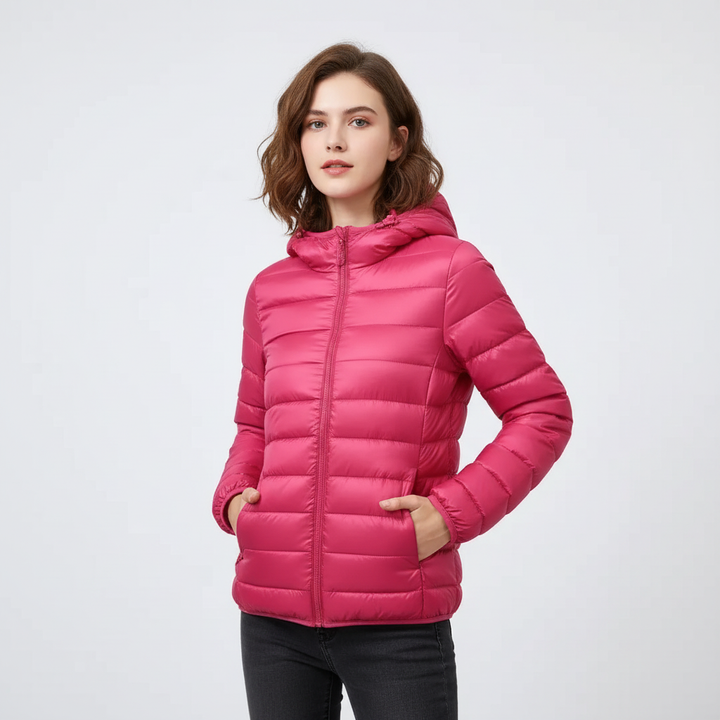 Fitted Insulated Puffer Jacket alternate view 18