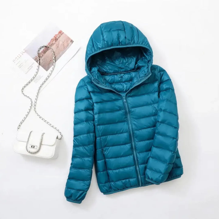 Fitted Insulated Puffer Jacket alternate view 3
