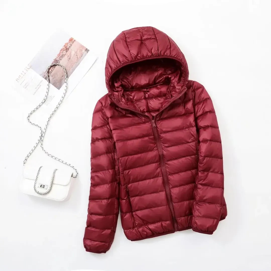 Fitted Insulated Puffer Jacket alternate view 5