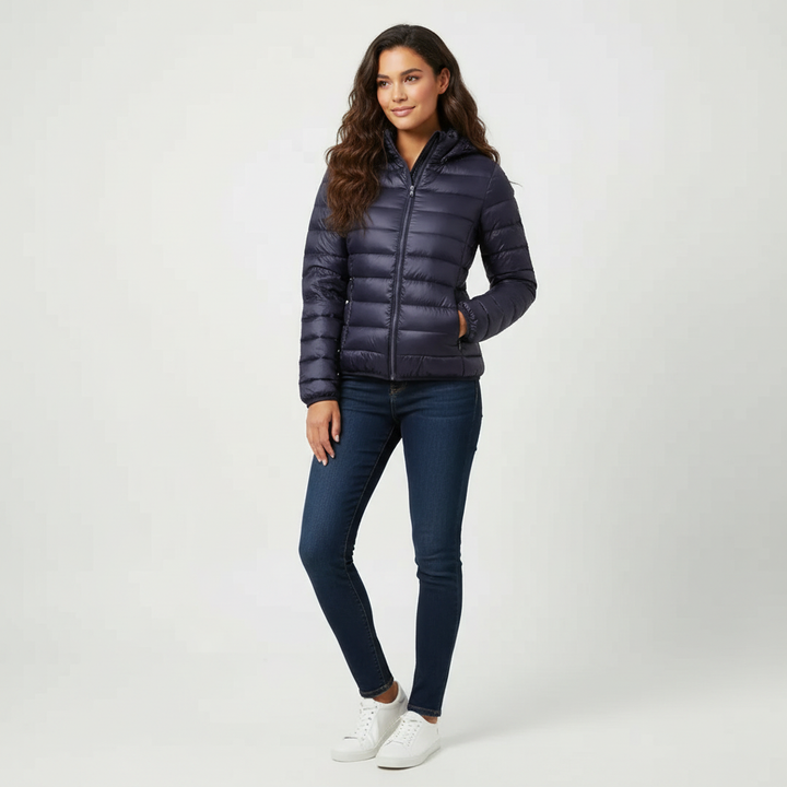 Fitted Insulated Puffer Jacket alternate view 6
