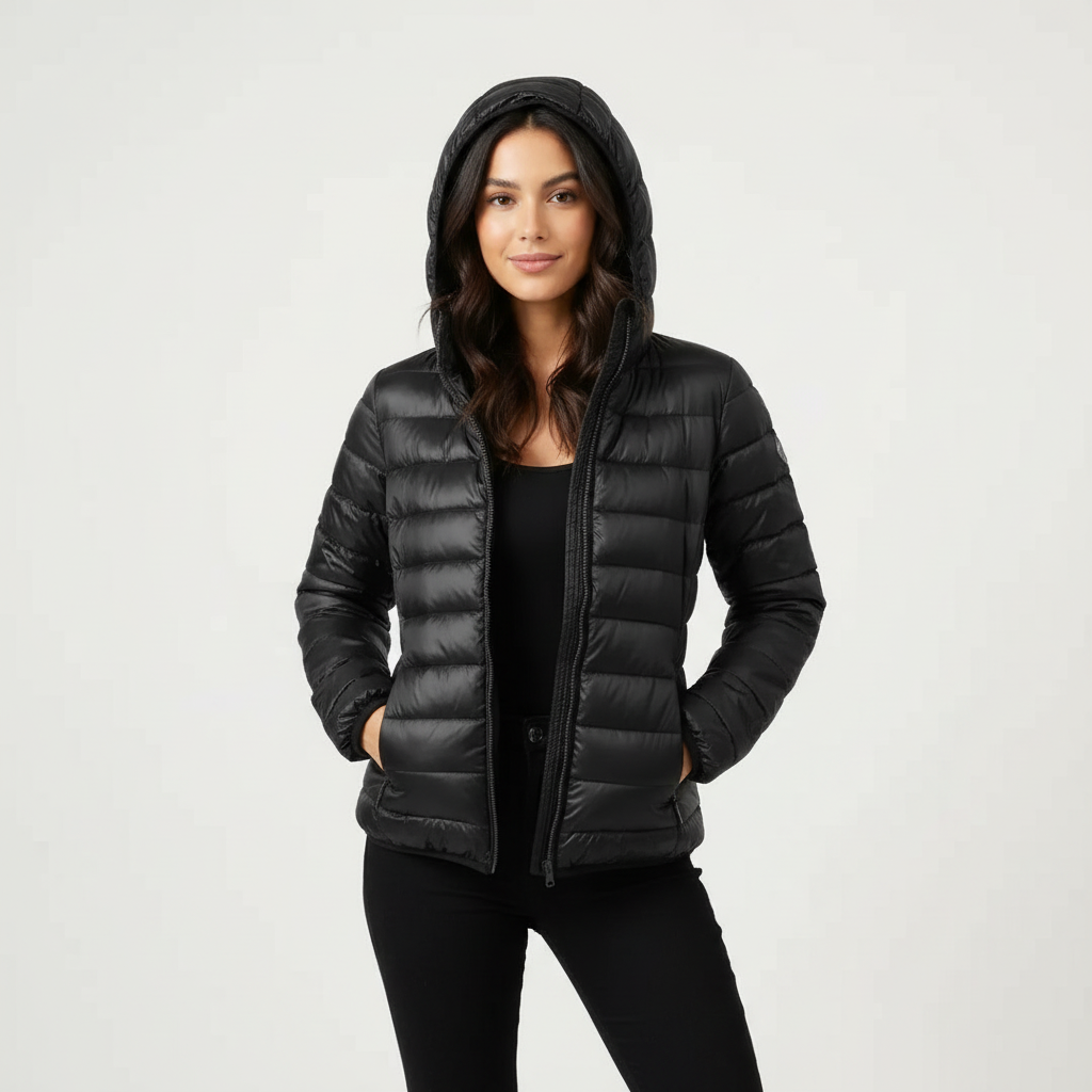 Fitted Insulated Puffer Jacket alternate view 9