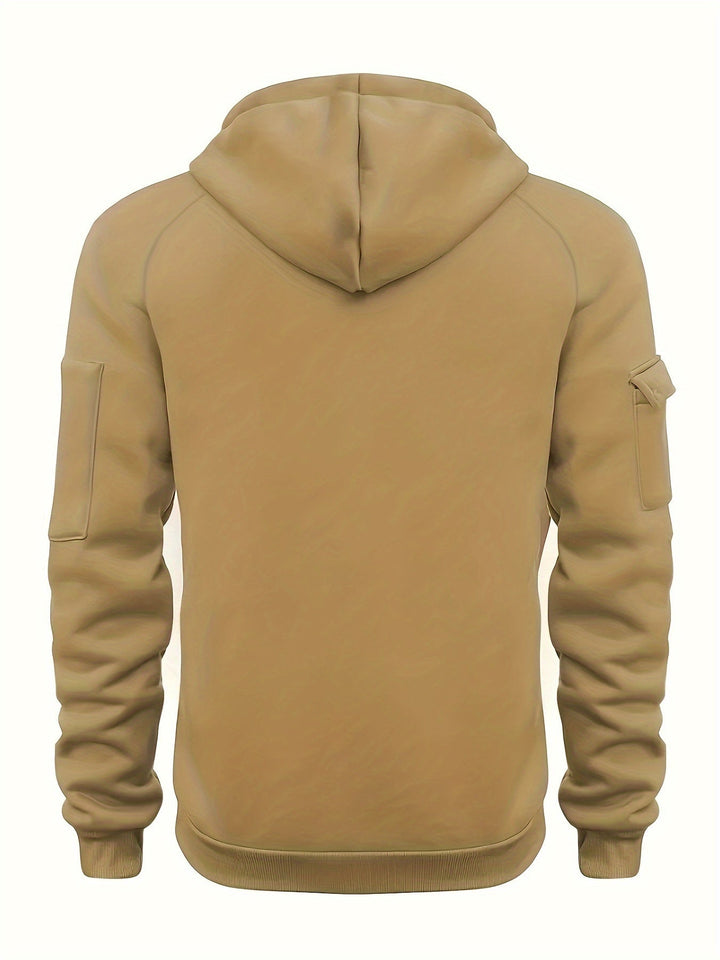 Fleece Quarter Zip Hoodie detail view 9