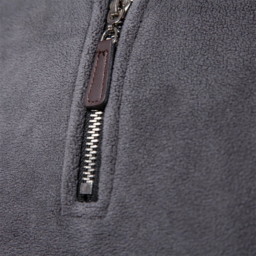 Fleece Quarter-Zip Pullover alternate view 3