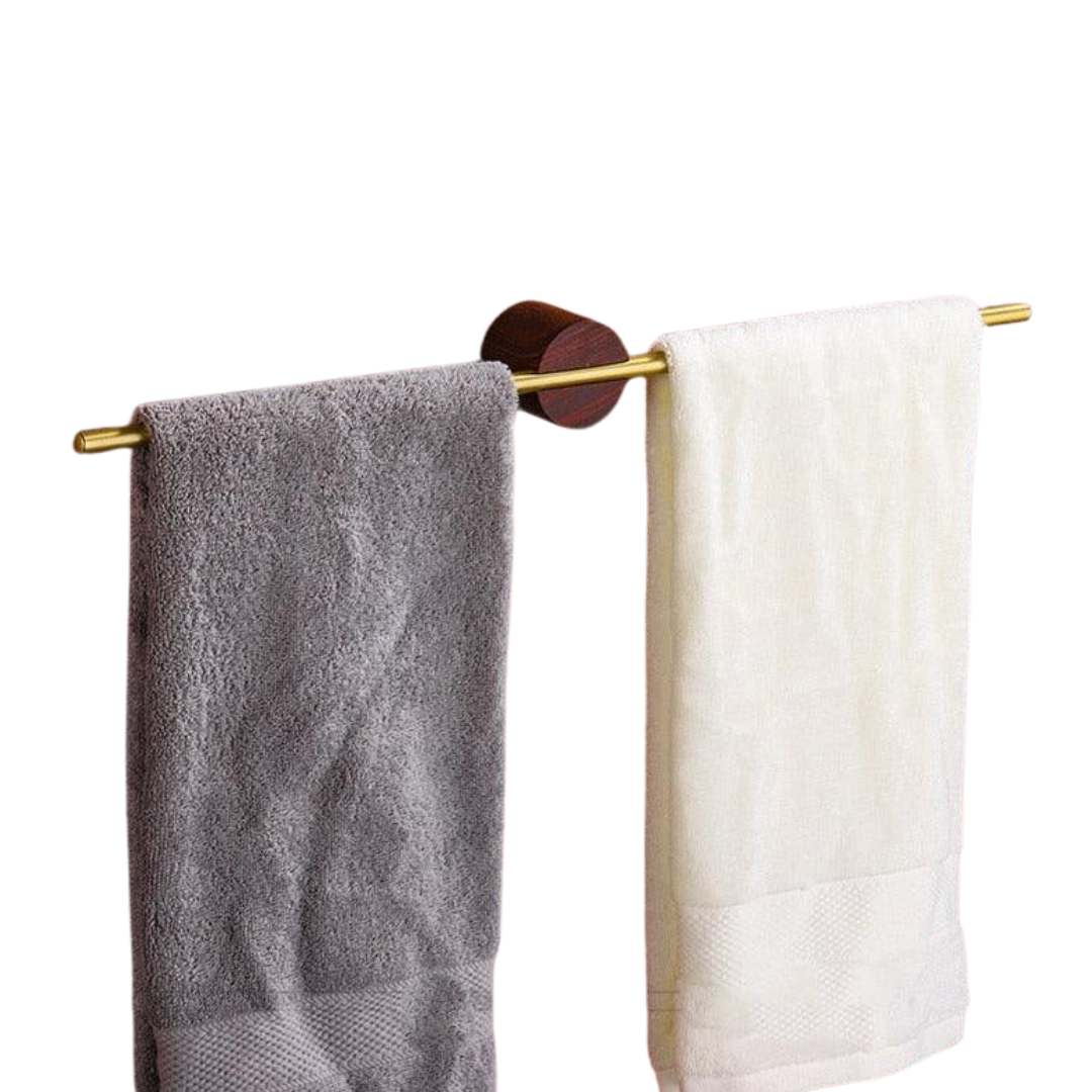Freestanding Brushed Aluminum Towel Rack product view 2