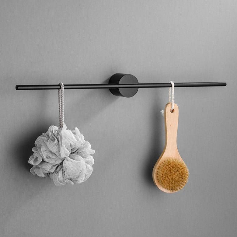 Freestanding Brushed Aluminum Towel Rack product view 4