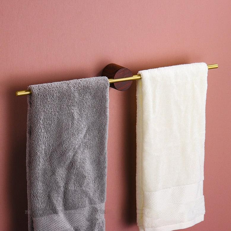 Freestanding Brushed Aluminum Towel Rack product view 5