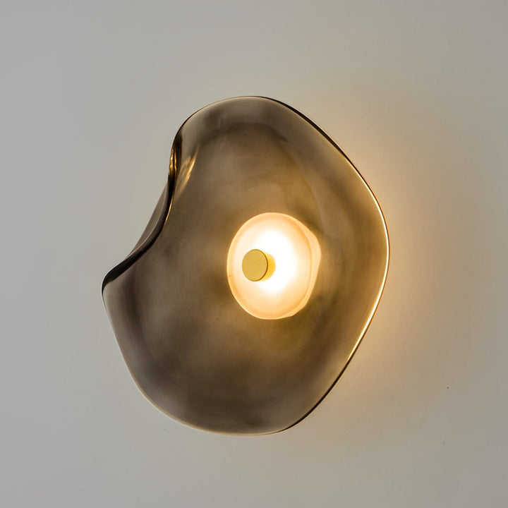 Frosted Glass Wall Sconce front view