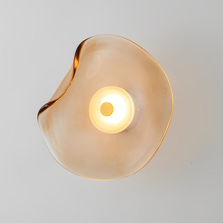 Frosted Glass Wall Sconce angled view