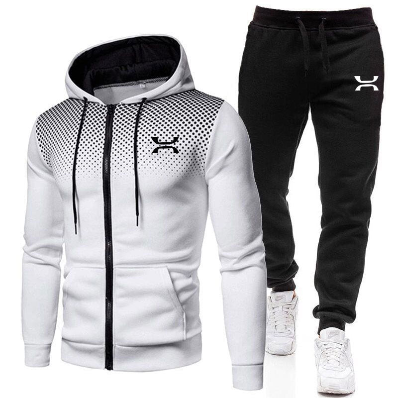 Full-Zip Hoodie Set back view