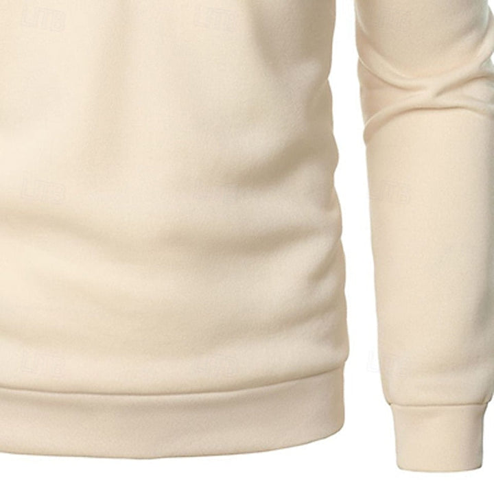 Cotton-Blend Fleece Quarter-Zip Pullover