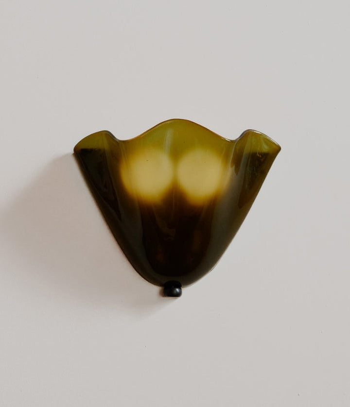 Glass Dome Wall Sconce angled view