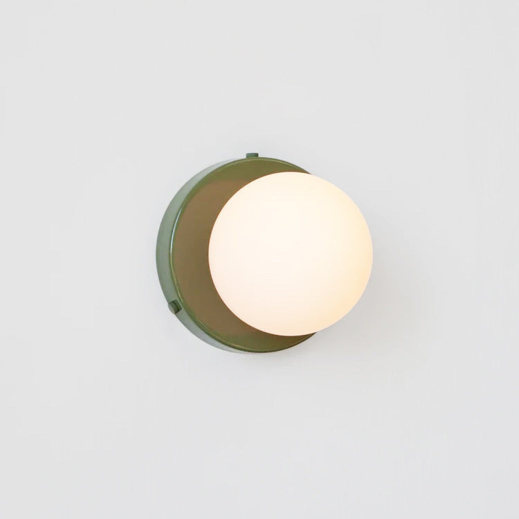 Glass Globe Wall Sconce detail view