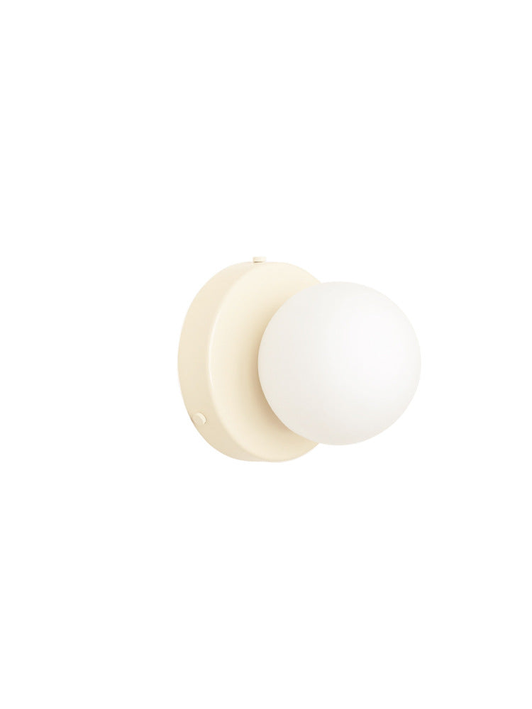 Glass Globe Wall Sconce side profile