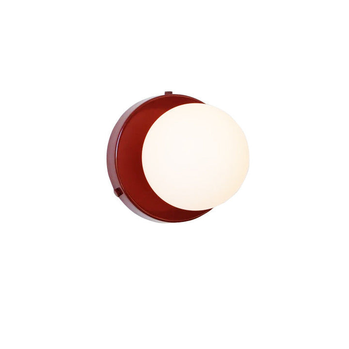 Glass Globe Wall Sconce color options