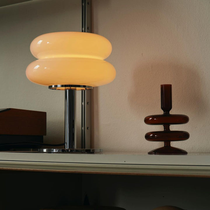Glass Snowman Table Lamp lifestyle view
