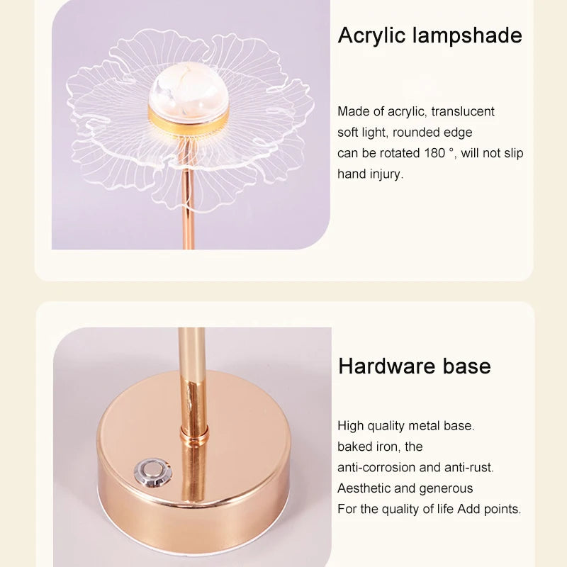 Gold Butterfly Desk Lamp desk lifestyle
