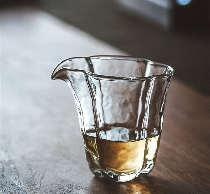 Hammered Glass Tea Fair Cup full view