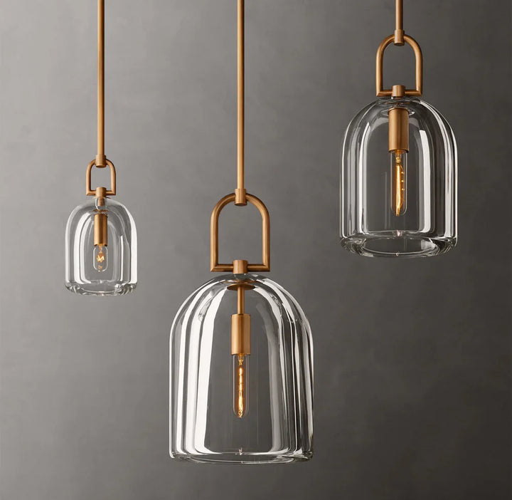 Hand-Carved K9 Crystal Light glass shade detail