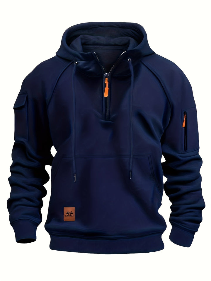 Fleece Zip-Neck Hoodie detail view 18