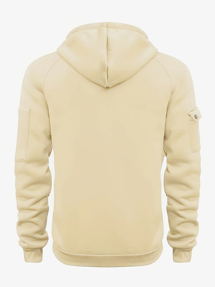 Fleece Zip-Neck Hoodie detail view 23