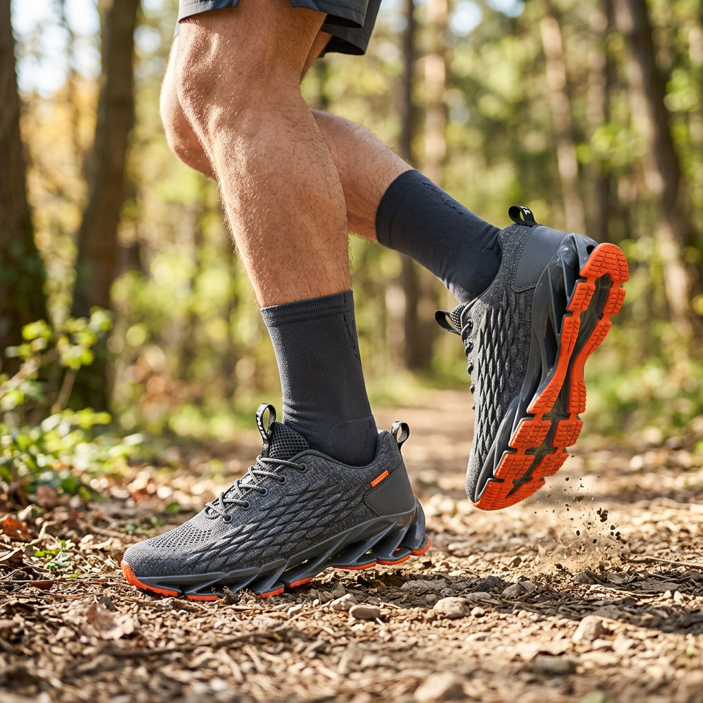 Comfortable On Running Shoes - Lifestyle